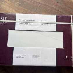 Kolasus White 12 in. x 24 in. Matte