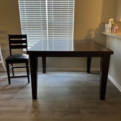 Dark Brown Kitchen Table With Chairs