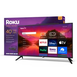 40” INCH ROKU SMART TV W/ GOVEE TV BACKLIGHT! $200