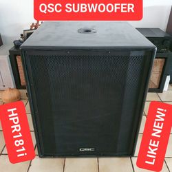 Subwoofer 18" inches QSC HPR181i - "Father" of KW181

