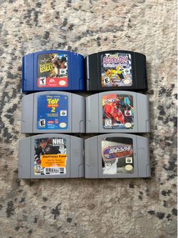 6 x N64 Games