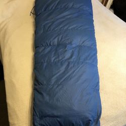 Best REI Mountaineering - Expedition Sleeping Bag Ever Made By Thaw Corp 11” Of Goose Down Loft 78”L  X 33” W Top 18” At Feet