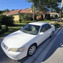 White Toyota Camry Sedan 