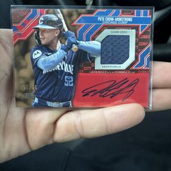 Topps 2025 Series 2-Pete Crow-Armstrong 11/50 -Relic Autograph Card
