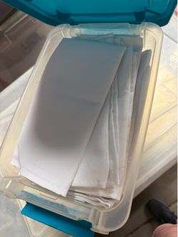White Fabric Napkins Set