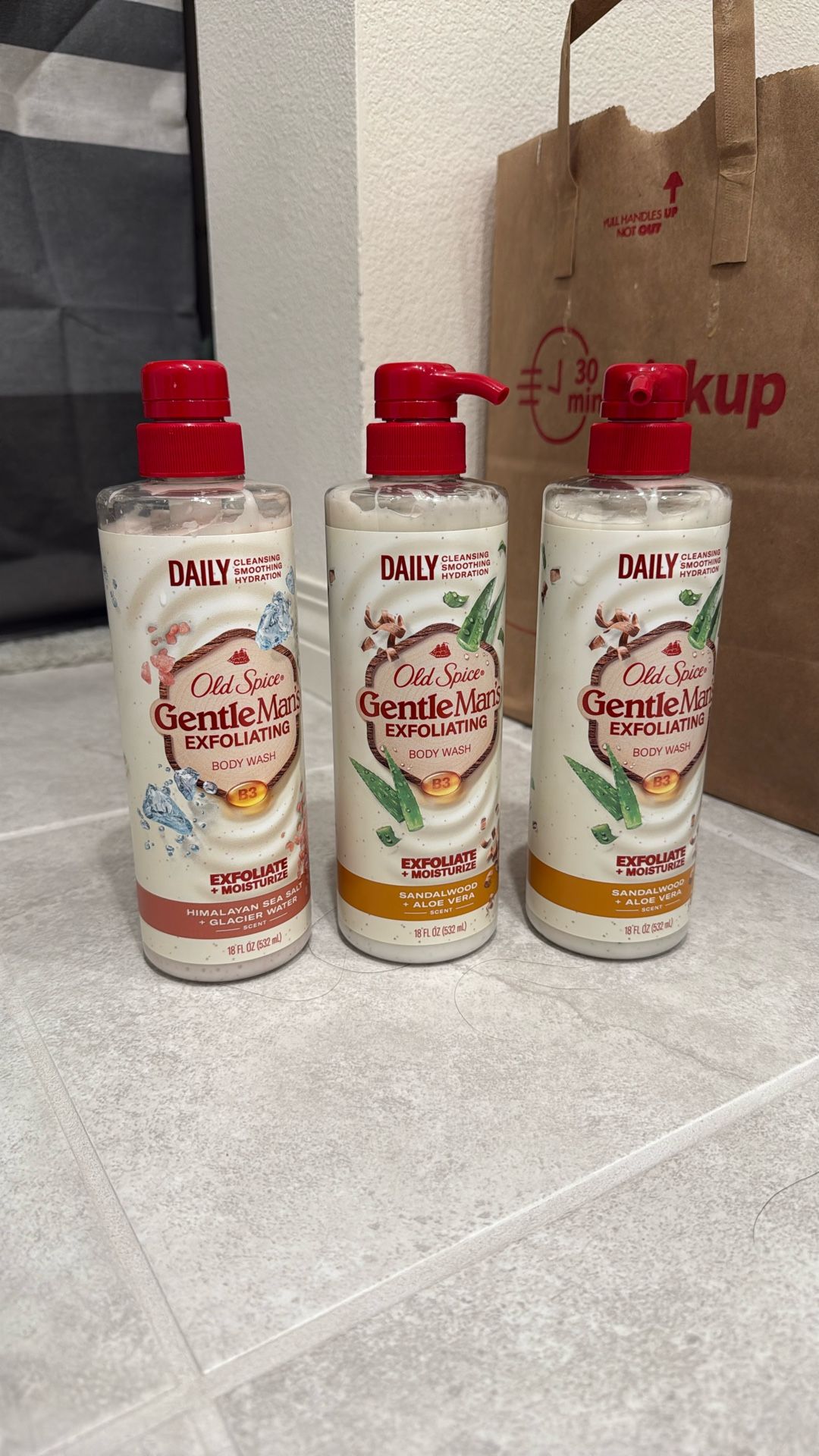 Old spice Gentlemen Exfoliating body wash 18oz