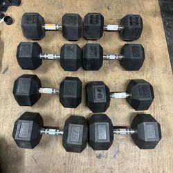 Dumbbells - 60 To 75lbs 