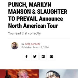 5 Finger Death punch, Marilyn Manson & slaughter To Prevail Tickets 