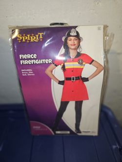 Girls Fire Foghter Costume 