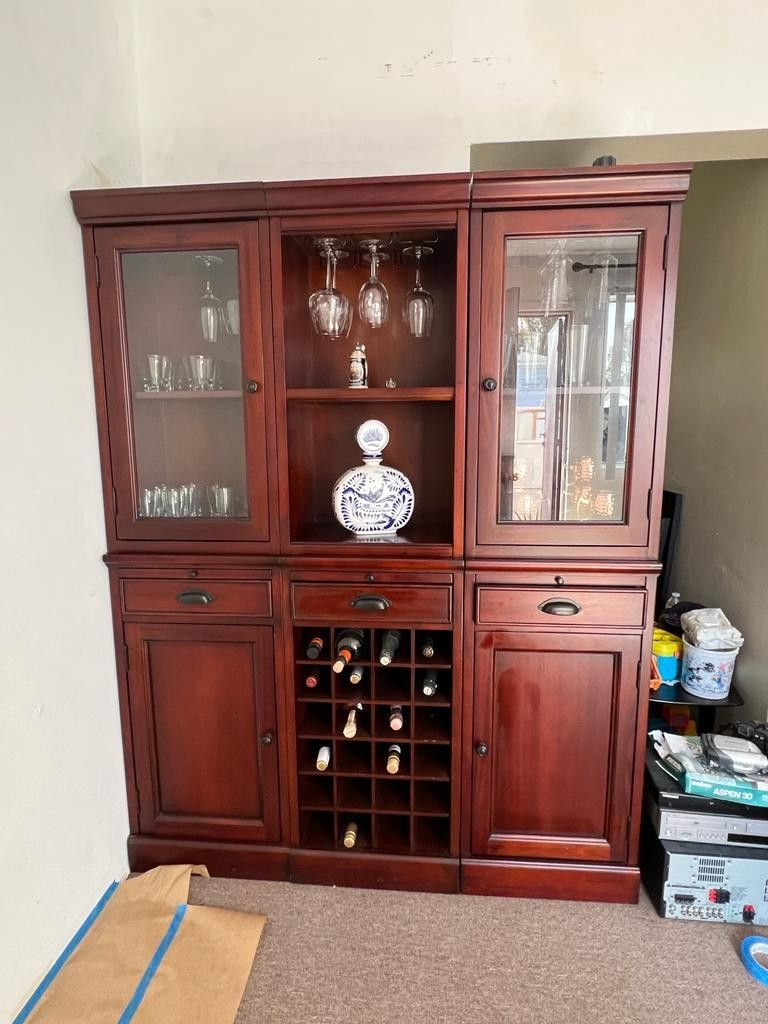 Book And Wine Shelf