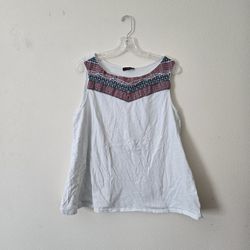 Embroidered Tank Top