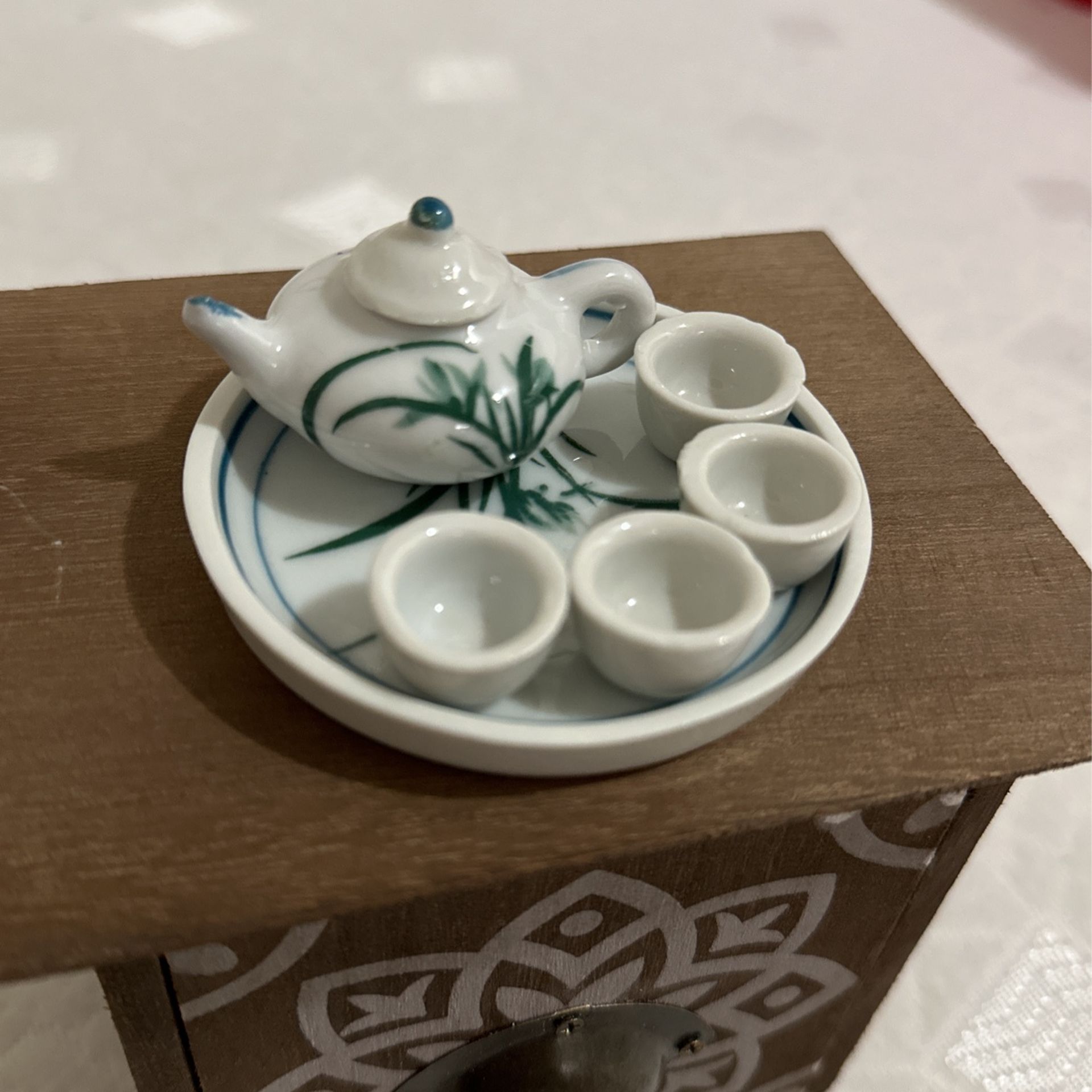 Toy Tea Set For Photo shoot