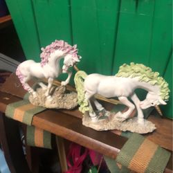 Set Of 2 Retired Unicorns From K’s Collection Mythical Friends