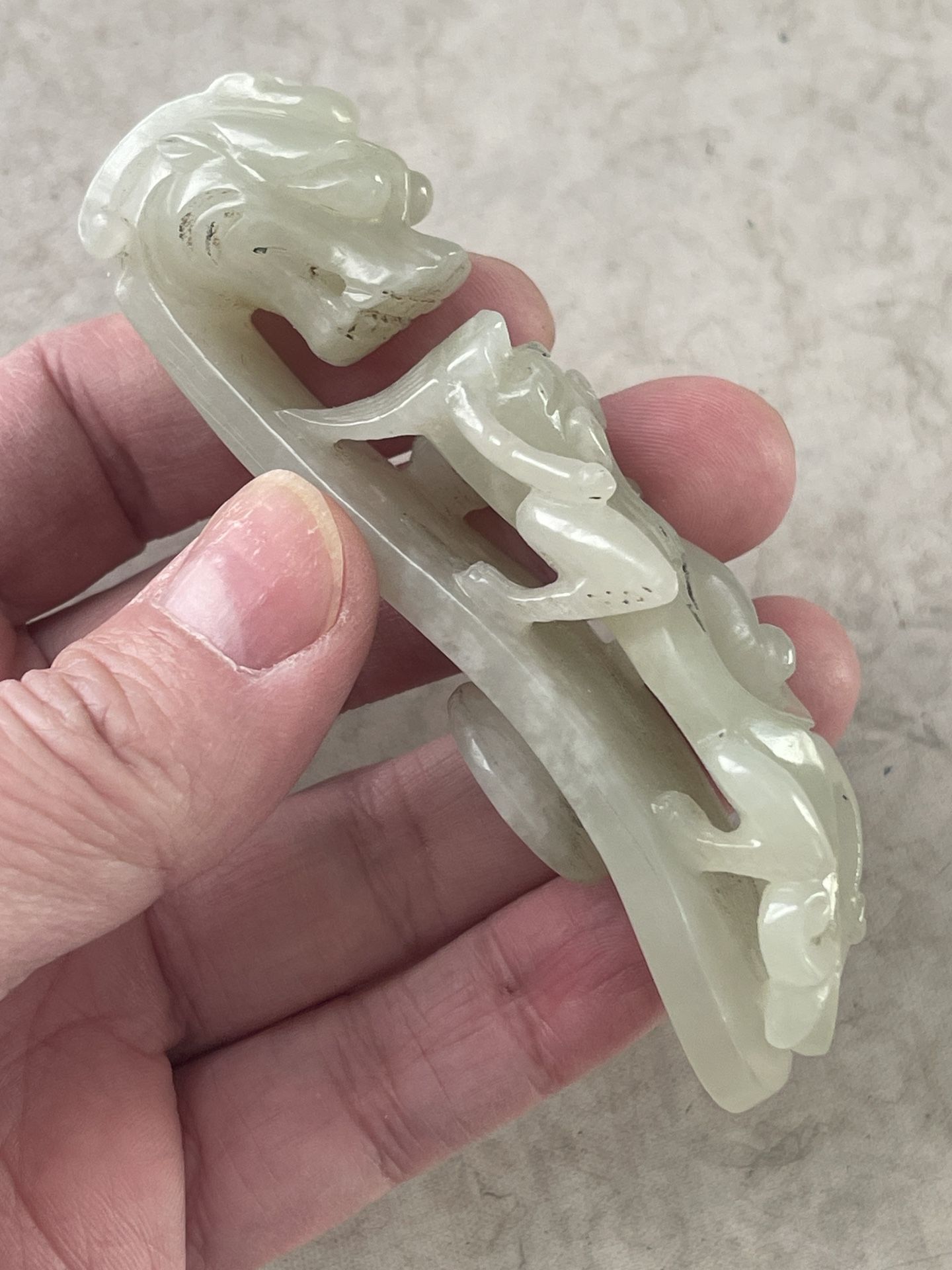 Antique Chinese Jade Dragon