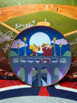 The Simpsons Lisa & her Saxophone Collectible Plate
