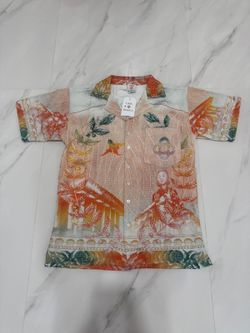 Casablanca Button Sleeve Silk Fabric Shirt New Season Any Colors 