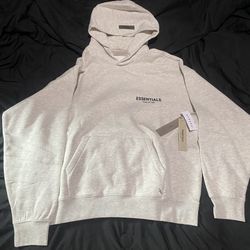 Essentials Fear Of God Hoodies Light Oatmeal ( S & L )
