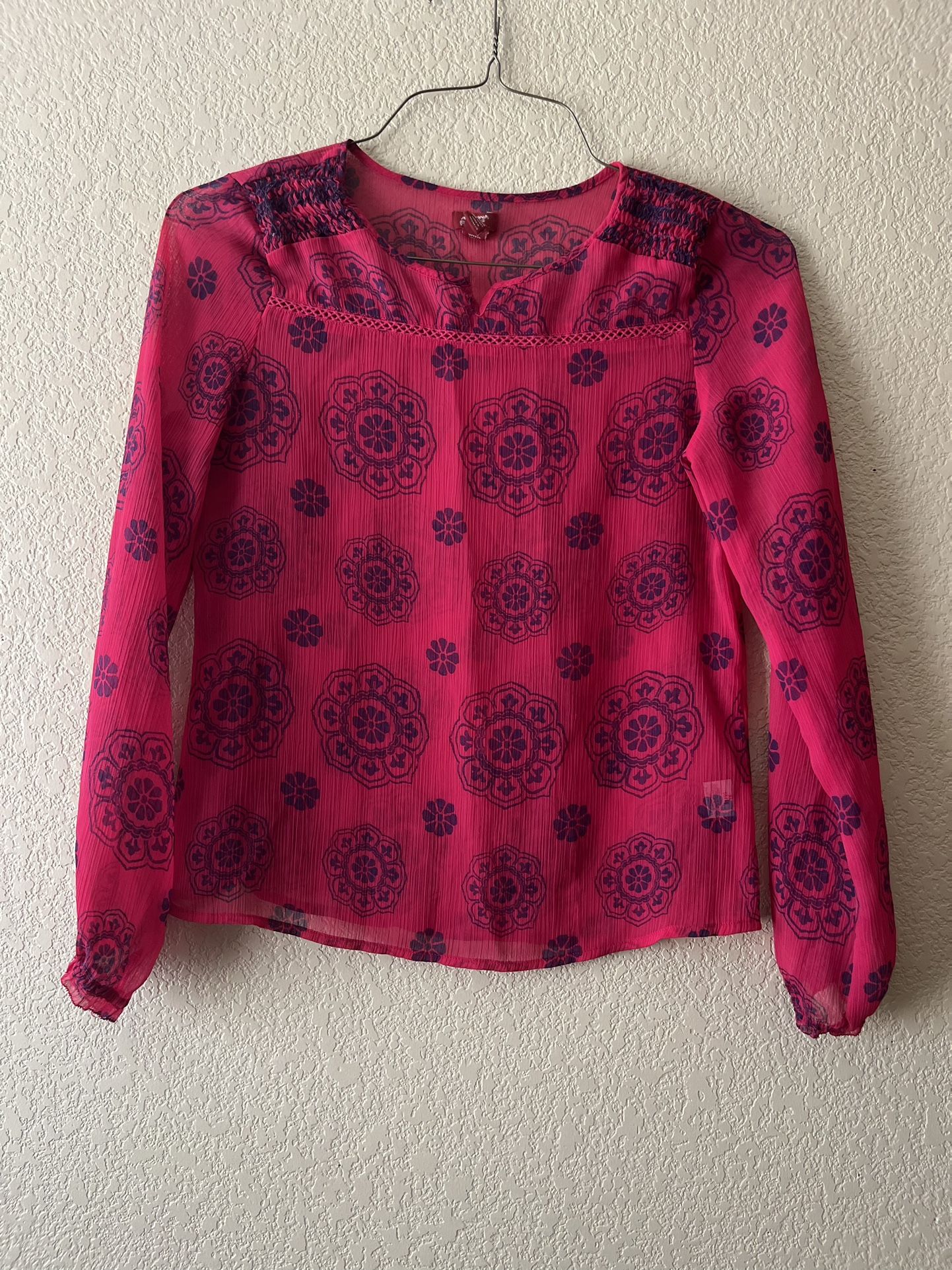 long Sleeve Boho blouse