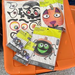 Pumpkin decorating stickers