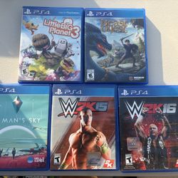 PS4 Video Game Lot 5 Games