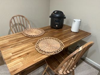 IKEA dining table with 2 chairs