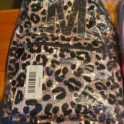 Girls Justice Cheetah Backpack BRAND NEW