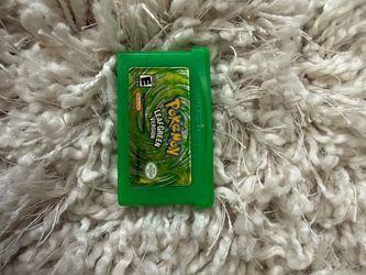 REAL Pokémon LeafGreen Version Game Boy Advance Cartridge