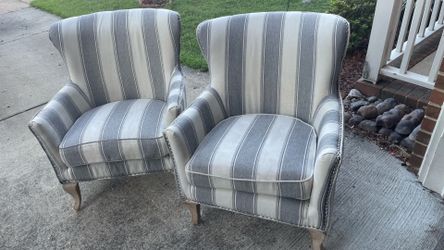 Two accent chairs