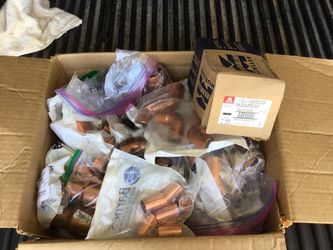 Assorted copper ftgs.