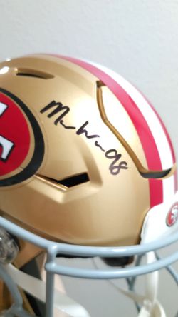 Signed San Francisco 49ers speedflex Helmet