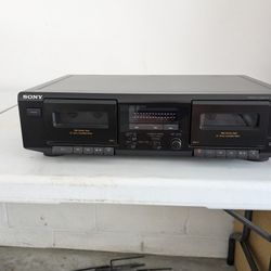 Sony Duel Cassette Deck and Recorder- Tested 