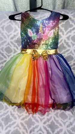 DRESS (Unicorn Rainbow)