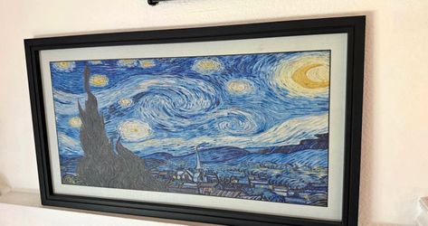 Framed Vincent Van Goghs Starry Night