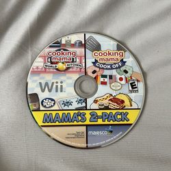 Cooking Mama Mama’s 2 Pack World Kitchen + Cook Off (Nintendo Wii, 2012) Game Disc Only Tested