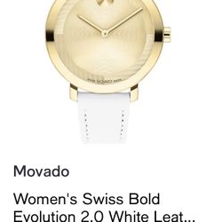 Movado Bold Evolution Watch- Brand New