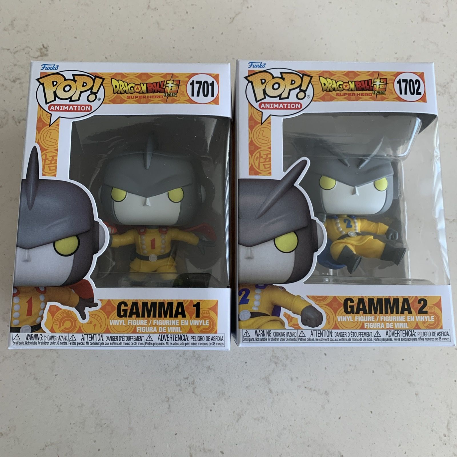 Lot Of 2 Funko Pop Dragon Ball Super Gamma