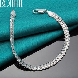 Sterling Silver Figaro Chain925