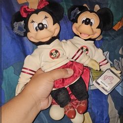  Disney Mickey & Minnie Mouse Plush DOLLS