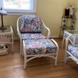 Wicker  Causal Seating And Tables 