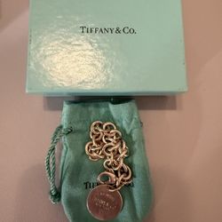 Sterling Silver Return to Tiffany Round Tag Bracelet  