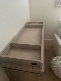 Soho Baby changing topper for dresser (stone wash is color)