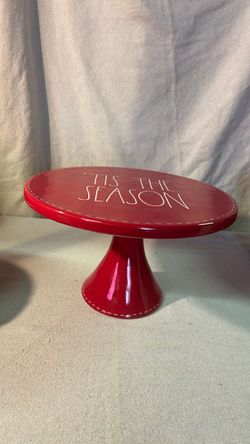 Rae Dunn Red Cake Stand