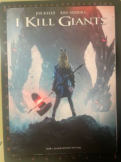 I kill Giants Motion Picture Cover Image Graphic Novel TPB • Creators: Written by Joe Kelly