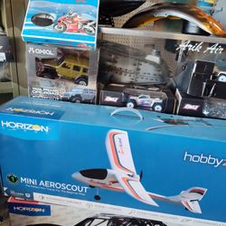 HobbyZone Mini AeroScout RC Trainer Plane brand new summer special deal$129