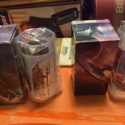 2 Vintage Star Trek Glass