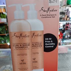 Shea Moisture 2 pack shampoo & conditioner set