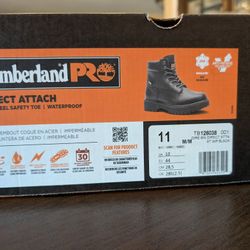 Timberland Pro Direct Attach 6" Steel Toe Waterproof Boots Size 11