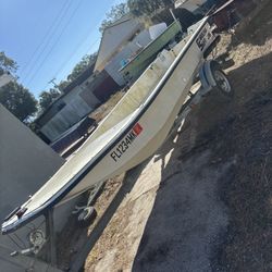 J16 Carolina Skiff Hull And Trailer