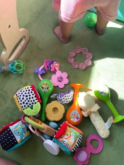 Bundle of gently used baby toys