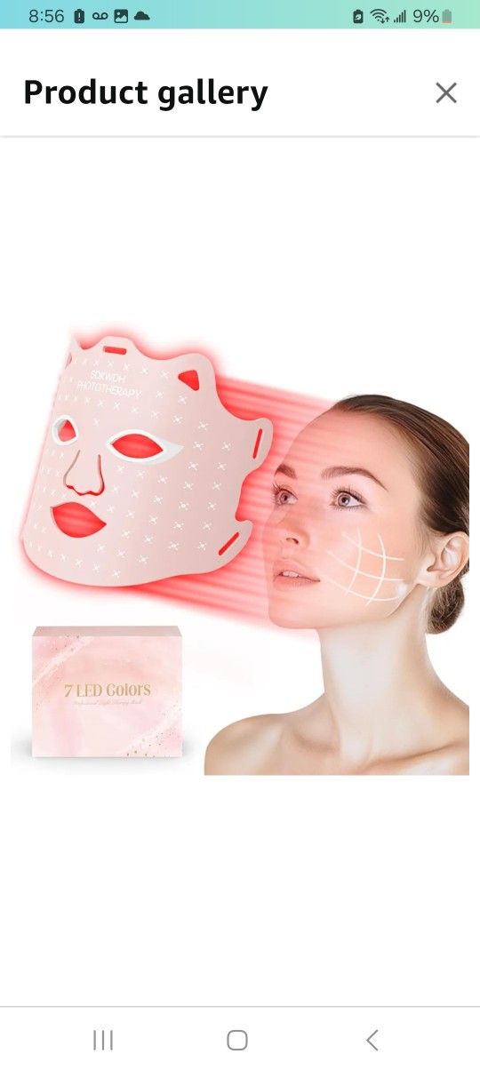 4 Color Red Light Therapy Mask $45
